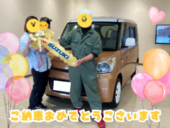 ご納車おめでとうございます！【スペーシア】